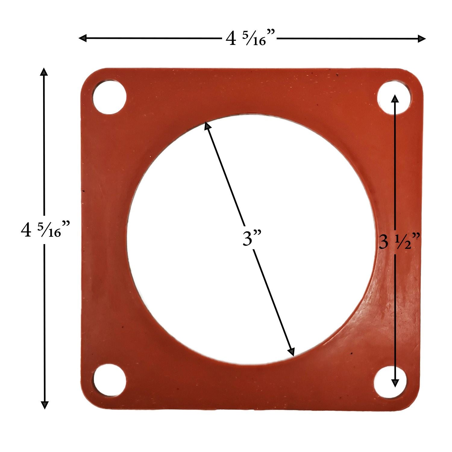 Fabbrica di ferro di Cleveland, Connettore di scarico per stufa a pellet Cleveland Iron Works Pad in silicone: 66692